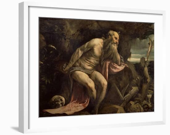 St. Jerome, Early 1560S-Jacopo Bassano-Framed Giclee Print