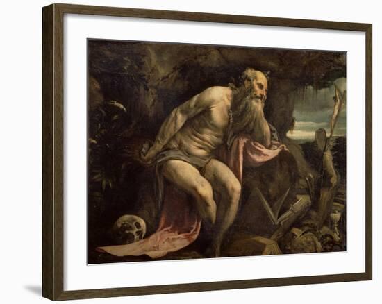 St. Jerome, Early 1560S-Jacopo Bassano-Framed Giclee Print