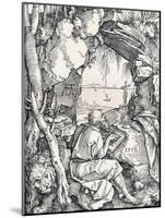 St Jerome in a Cave, 1512-Albrecht Dürer-Mounted Giclee Print