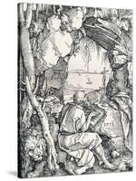 St Jerome in a Cave, 1512-Albrecht Dürer-Stretched Canvas