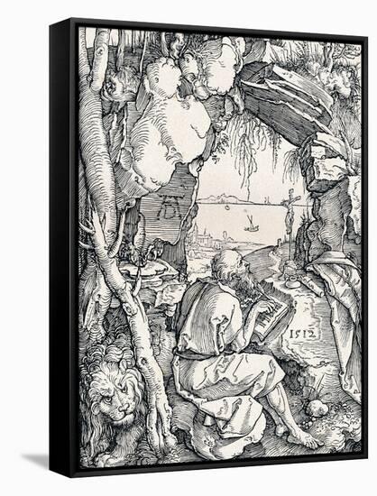 St Jerome in a Cave, 1512-Albrecht Dürer-Framed Stretched Canvas