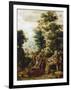 St Jerome in a Landscape, C1530-C1550-Herri Met De Bles-Framed Giclee Print
