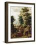 St Jerome in a Landscape, C1530-C1550-Herri Met De Bles-Framed Giclee Print