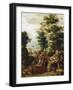 St Jerome in a Landscape, C1530-C1550-Herri Met De Bles-Framed Giclee Print