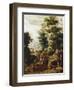 St Jerome in a Landscape, C1530-C1550-Herri Met De Bles-Framed Premium Giclee Print