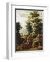 St Jerome in a Landscape, C1530-C1550-Herri Met De Bles-Framed Premium Giclee Print