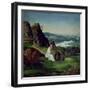 St. Jerome in a Landscape-Joachim Patenir-Framed Giclee Print