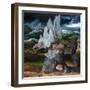 St. Jerome in a Rocky Landscape, c.1515-Joachim Patenier or Patinir-Framed Giclee Print