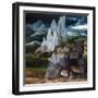 St. Jerome in a Rocky Landscape, c.1515-Joachim Patenier or Patinir-Framed Giclee Print