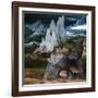 St. Jerome in a Rocky Landscape, c.1515-Joachim Patenier or Patinir-Framed Giclee Print