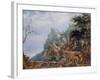 St Jerome in a Rocky Landscape, C1596-1639-Roelandt Savery-Framed Giclee Print