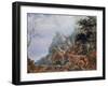 St Jerome in a Rocky Landscape, C1596-1639-Roelandt Savery-Framed Giclee Print