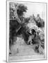 St. Jerome in an Italian Landscape, C.1653 (Etching)-Rembrandt van Rijn-Mounted Giclee Print