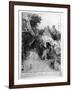 St. Jerome in an Italian Landscape, C.1653 (Etching)-Rembrandt van Rijn-Framed Giclee Print