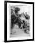 St. Jerome in an Italian Landscape, C.1653 (Etching)-Rembrandt van Rijn-Framed Giclee Print