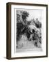 St. Jerome in an Italian Landscape, C.1653 (Etching)-Rembrandt van Rijn-Framed Giclee Print