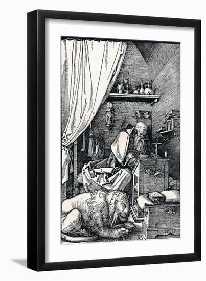 St Jerome in His Cell, 1511-Albrecht Dürer-Framed Giclee Print