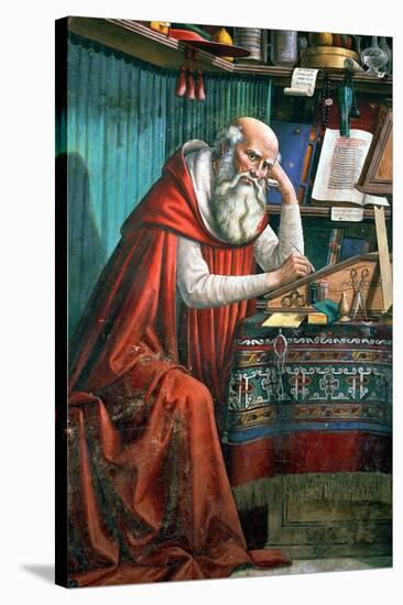 St. Jerome in His Study, 1480 (Detail)-Domenico Ghirlandaio-Stretched Canvas