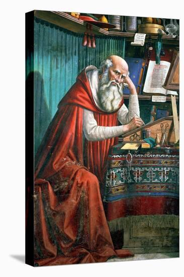 St. Jerome in His Study, 1480 (Detail)-Domenico Ghirlandaio-Stretched Canvas