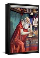 St. Jerome in His Study, 1480-Domenico Ghirlandaio-Framed Stretched Canvas