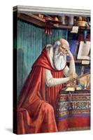 St. Jerome in His Study, 1480-Domenico Ghirlandaio-Stretched Canvas