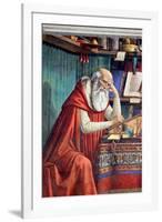 St. Jerome in His Study, 1480-Domenico Ghirlandaio-Framed Giclee Print