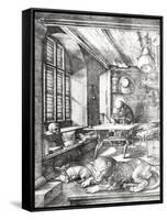 St. Jerome in His Study, 1514-Albrecht Dürer-Framed Stretched Canvas