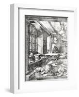 St. Jerome in His Study, 1514-Albrecht Dürer-Framed Giclee Print