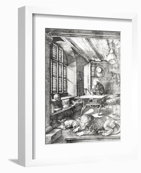 St. Jerome in His Study, 1514-Albrecht Dürer-Framed Giclee Print