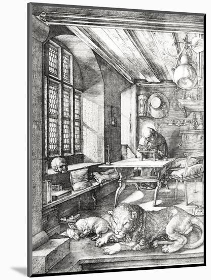 St. Jerome in His Study, 1514-Albrecht Dürer-Mounted Giclee Print