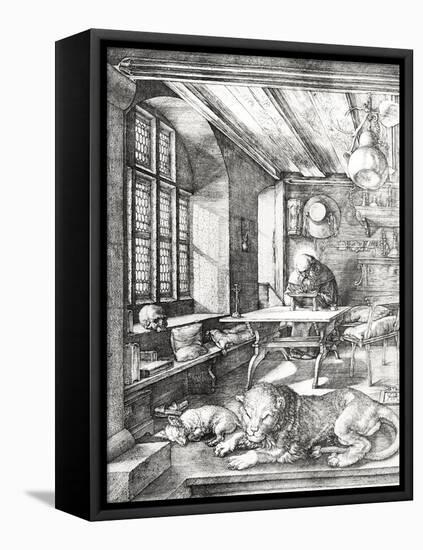 St. Jerome in His Study, 1514-Albrecht Dürer-Framed Stretched Canvas