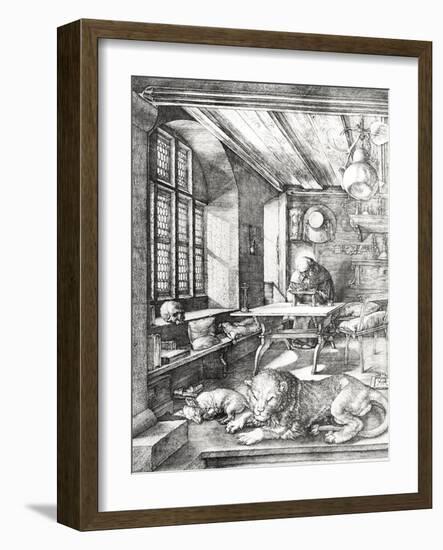 St. Jerome in His Study, 1514-Albrecht Dürer-Framed Giclee Print