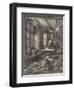 St. Jerome in his Study, 1514-Albrecht Dürer or Duerer-Framed Premium Giclee Print