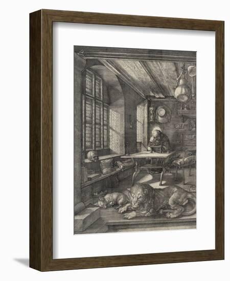 St. Jerome in his Study, 1514-Albrecht Dürer or Duerer-Framed Giclee Print