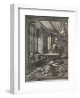 St. Jerome in his Study, 1514-Albrecht Dürer or Duerer-Framed Giclee Print