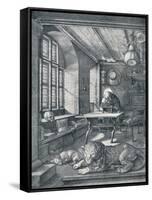 St Jerome in His Study, 1514-Albrecht Dürer-Framed Stretched Canvas