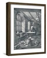 St Jerome in His Study, 1514-Albrecht Dürer-Framed Giclee Print