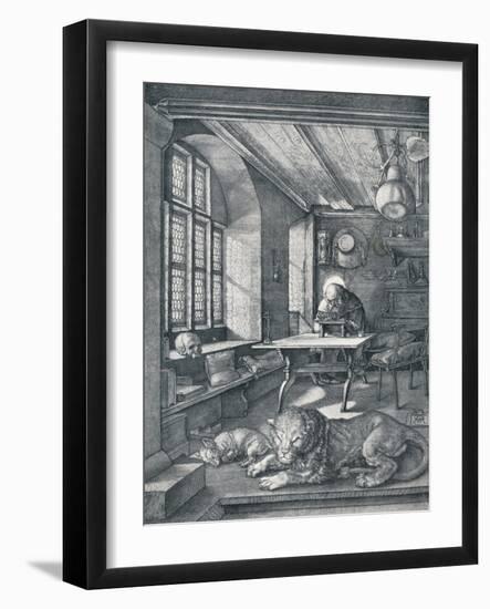 St Jerome in His Study, 1514-Albrecht Dürer-Framed Giclee Print