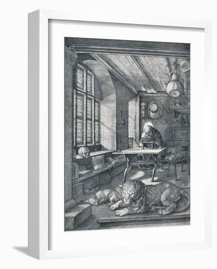 St Jerome in His Study, 1514-Albrecht Dürer-Framed Giclee Print