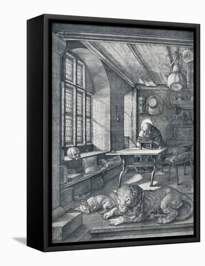 St Jerome in His Study, 1514-Albrecht Dürer-Framed Stretched Canvas