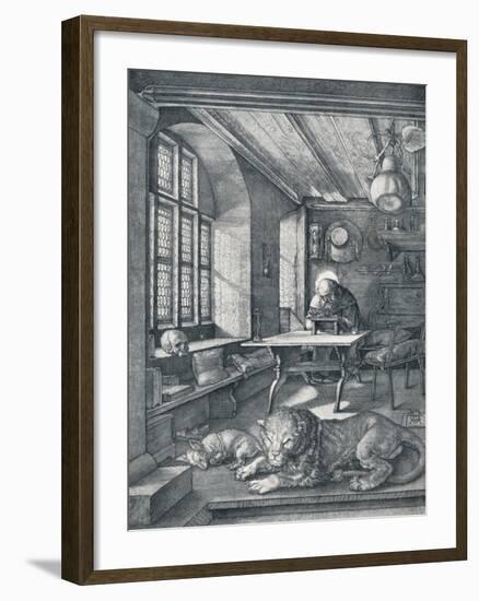 St Jerome in His Study, 1514-Albrecht Dürer-Framed Giclee Print