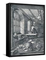 St Jerome in His Study, 1514-Albrecht Dürer-Framed Stretched Canvas