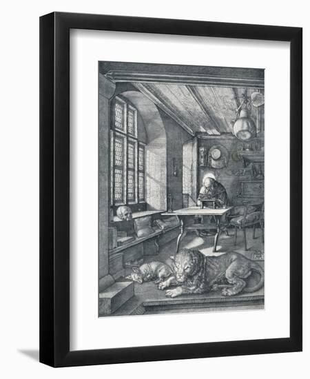 St Jerome in His Study, 1514-Albrecht Dürer-Framed Giclee Print