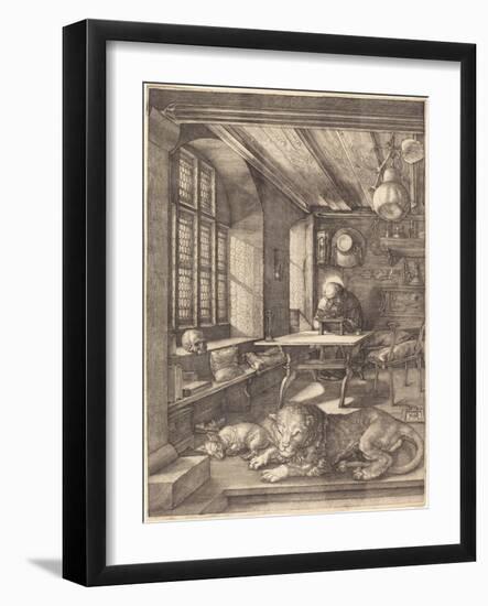 St. Jerome in His Study, 1514-Albrecht Dürer-Framed Giclee Print