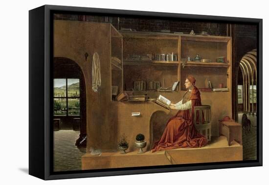 St. Jerome in His Study, c.1475-Antonello da Messina-Framed Stretched Canvas