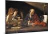 St Jerome in His Study with Angels, 1617-null-Mounted Giclee Print