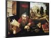St. Jerome in His Study-Joos Van Cleve-Mounted Giclee Print