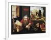 St. Jerome in His Study-Joos Van Cleve-Framed Giclee Print