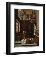 St. Jerome in His Study-Hendrick Steenwijk-Framed Giclee Print