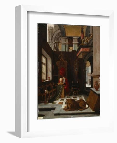 St. Jerome in His Study-Hendrick Steenwijk-Framed Giclee Print